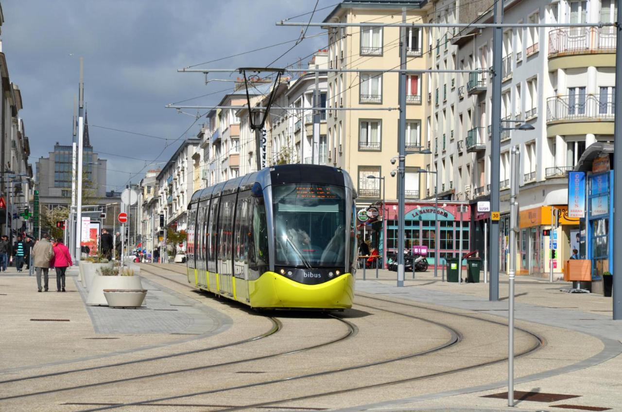 Gwer - Studio Neuf Hypercentre Terrasse Privee Lejlighed Brest Eksteriør billede